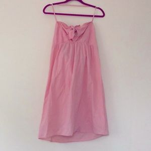 J. Crew Pink halter strapless Dress coverup